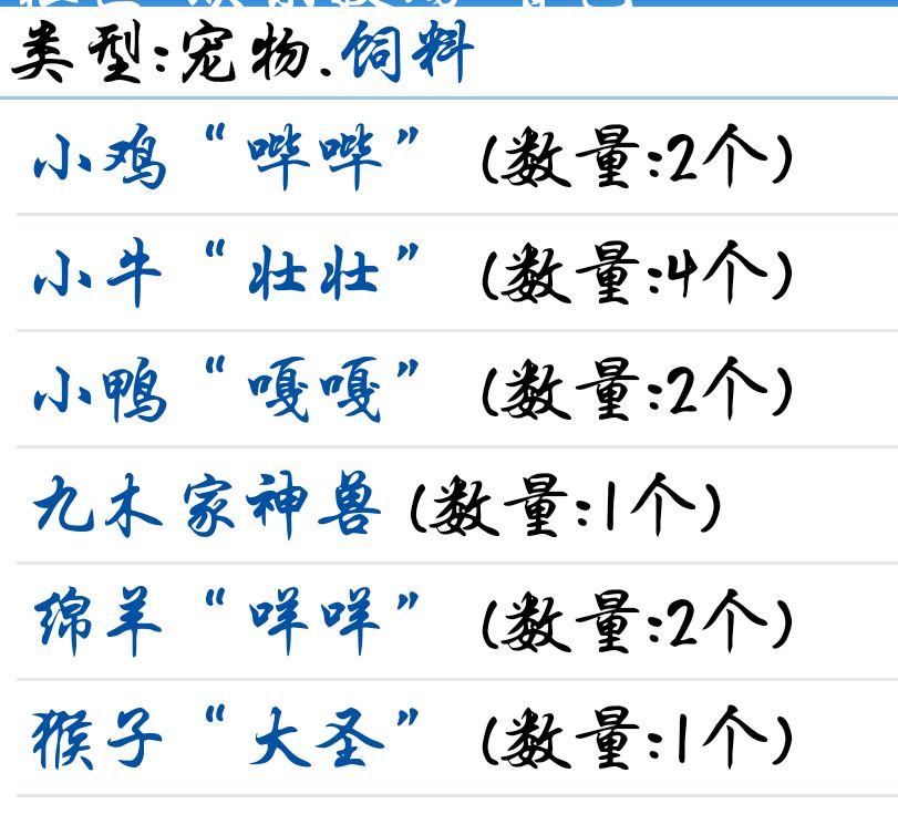 　　　牧场建议