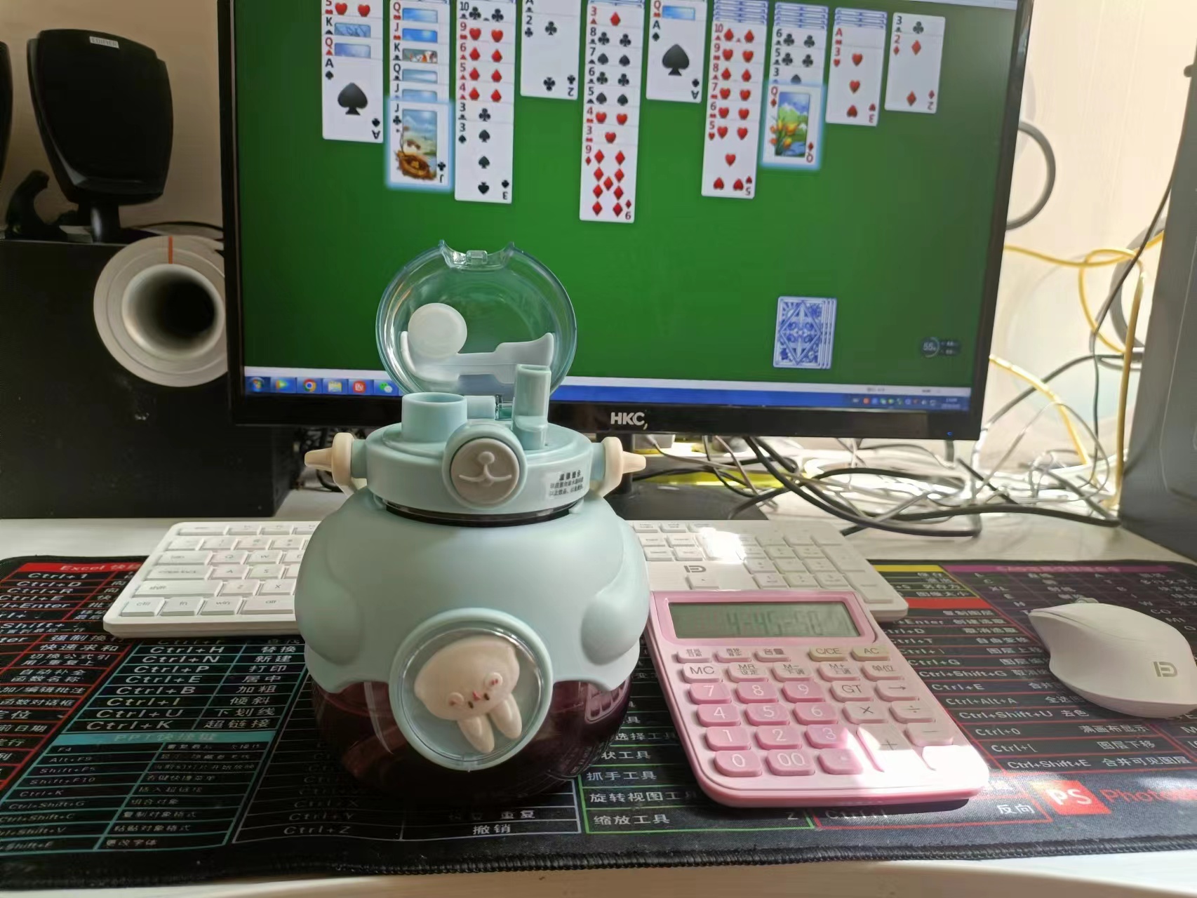 没电了，打游戏玩