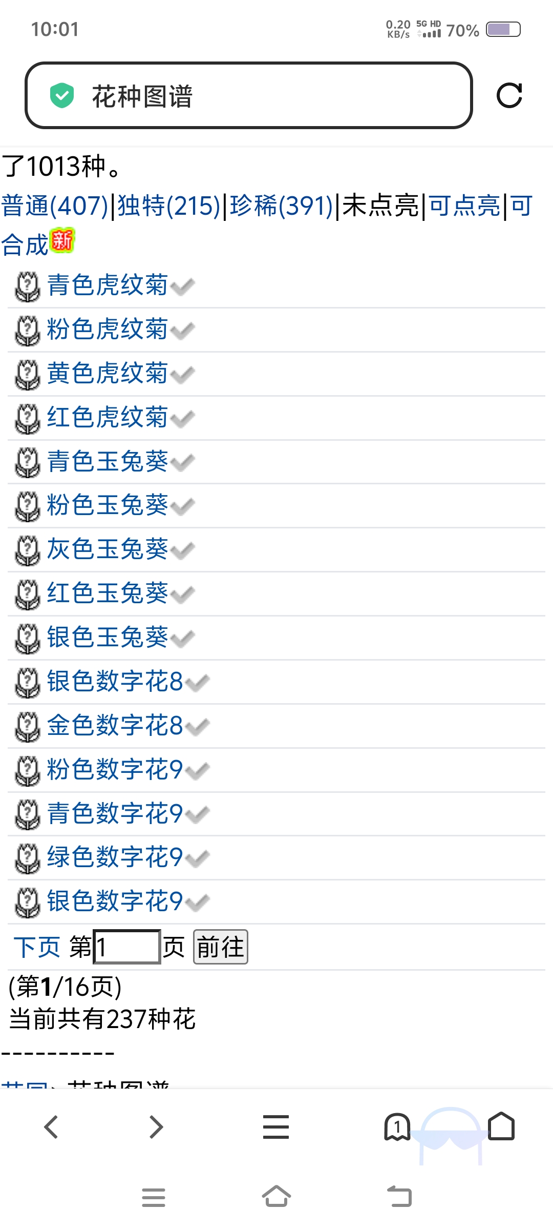 谁有这些花啊